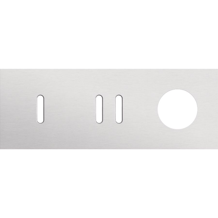 Afdekplaat 3-voud horiz. 71mm centerafst. 155-56718