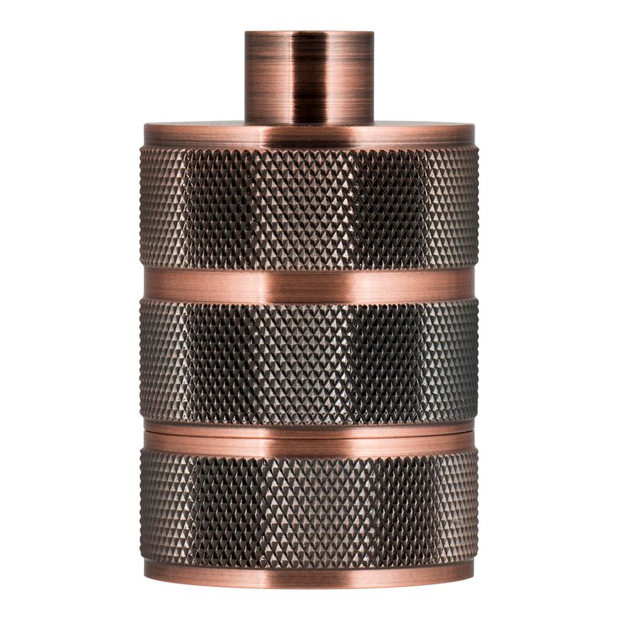 Lamphouder Alu Grid E27 Copper antiek