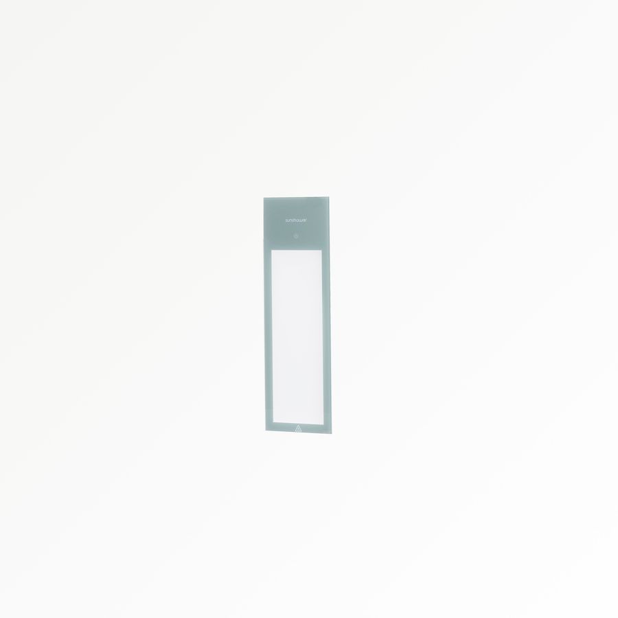 Glasplaat Pure organic grijs