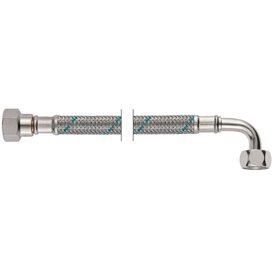 Flexibele slang DN8 draaibaar BINXBIN haaks 3/8X3/8 63425020