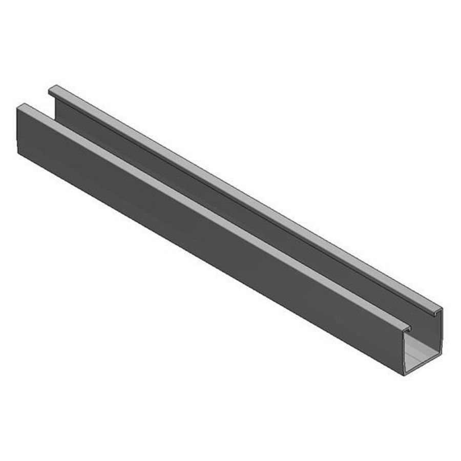 Trapezium profiel L=2240 mm + EPDM alu