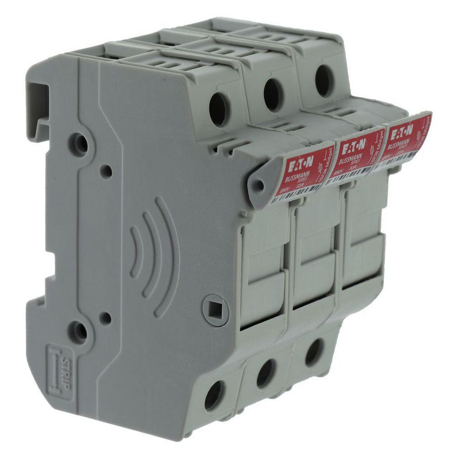 Zekeringhouder laagspan.30A AC 600V 10x38mm 3P+N UL IE VVE=3
