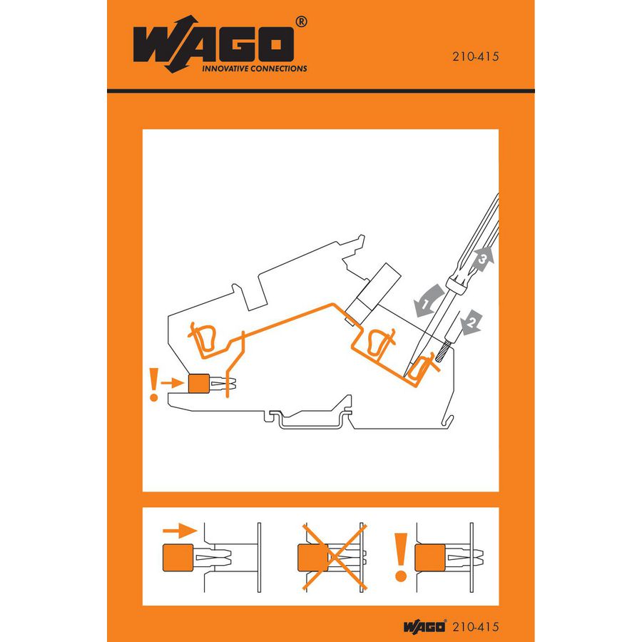 Instructiesticker 210-415 VVE=100