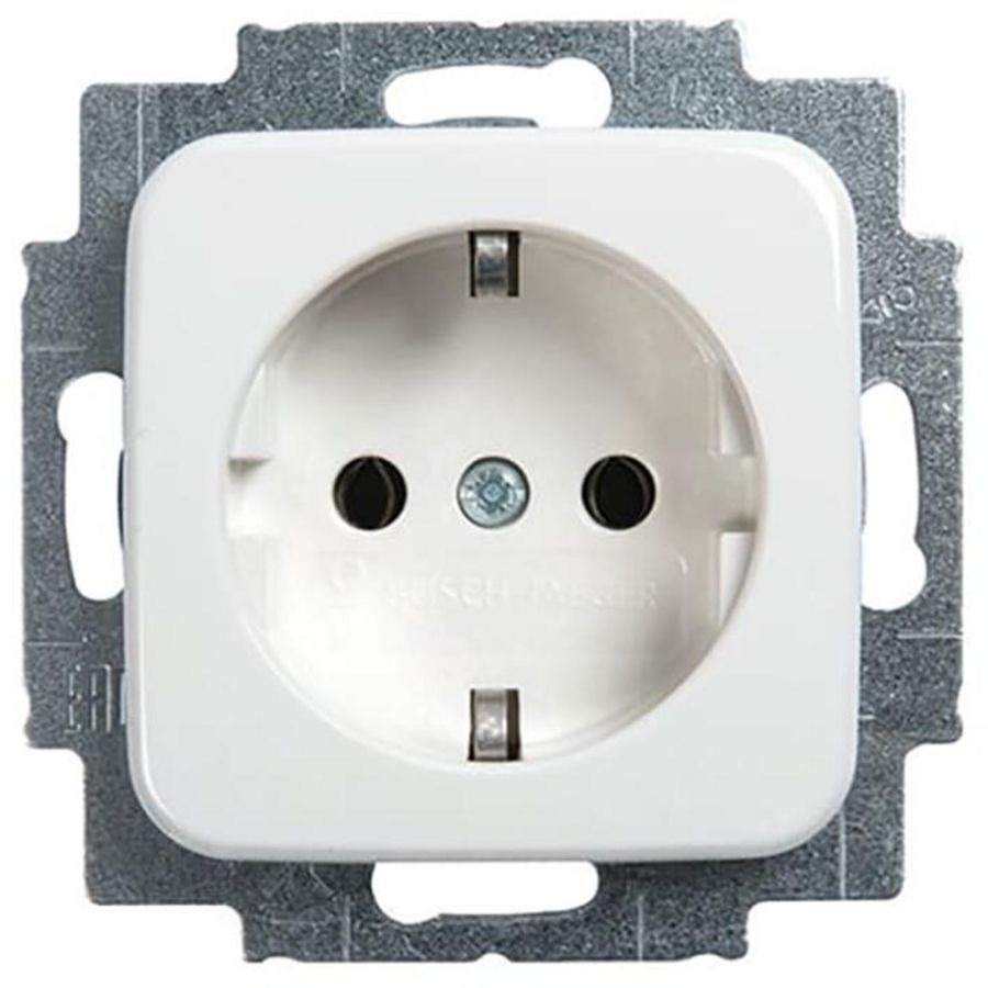 Wandcontactdoos randaarde Centraalplaat inbouw R-alpin