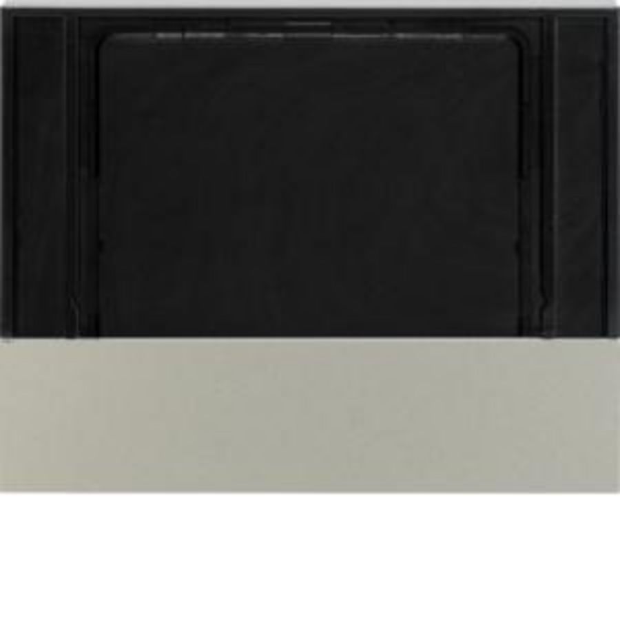 Afdekraam voor KNX therm. berker K.5 edelstaal