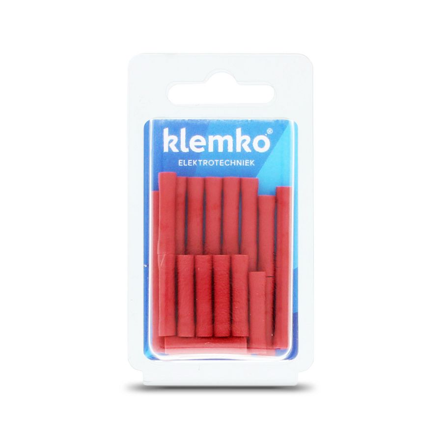 Blister a 25st. geisoleerde stootverbinder 0,5-1,5mm² PVC
