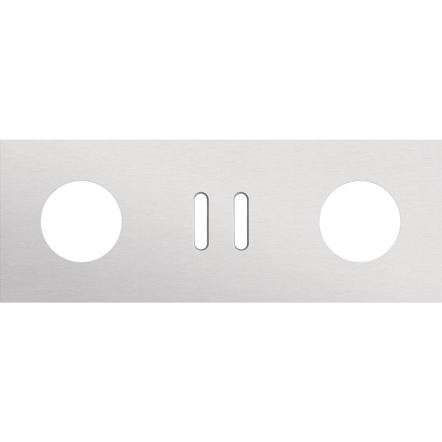 Afdekplaat 3-voud horiz. 71mm centerafst. 155-56719