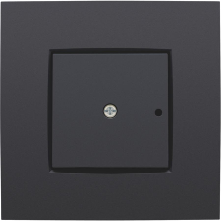 Afwerkingsset 1-kanaals inbouw RF met enkelpolig anthracite