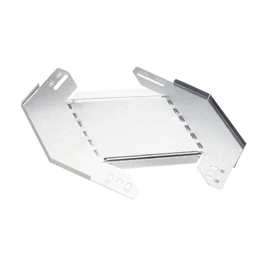 Vervalstuk vlak 400x110mm Sendzimir verzinkt