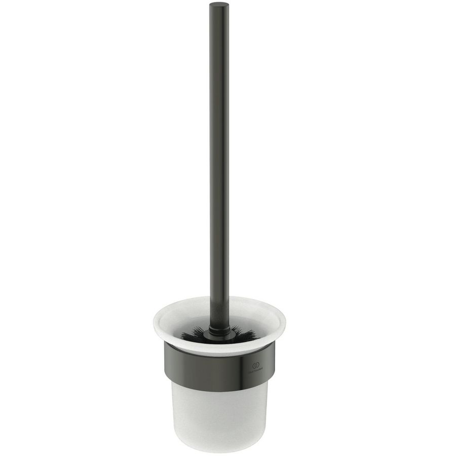 conca closetborstelgarnituur rond wandmontage magnetic grey (grijs)