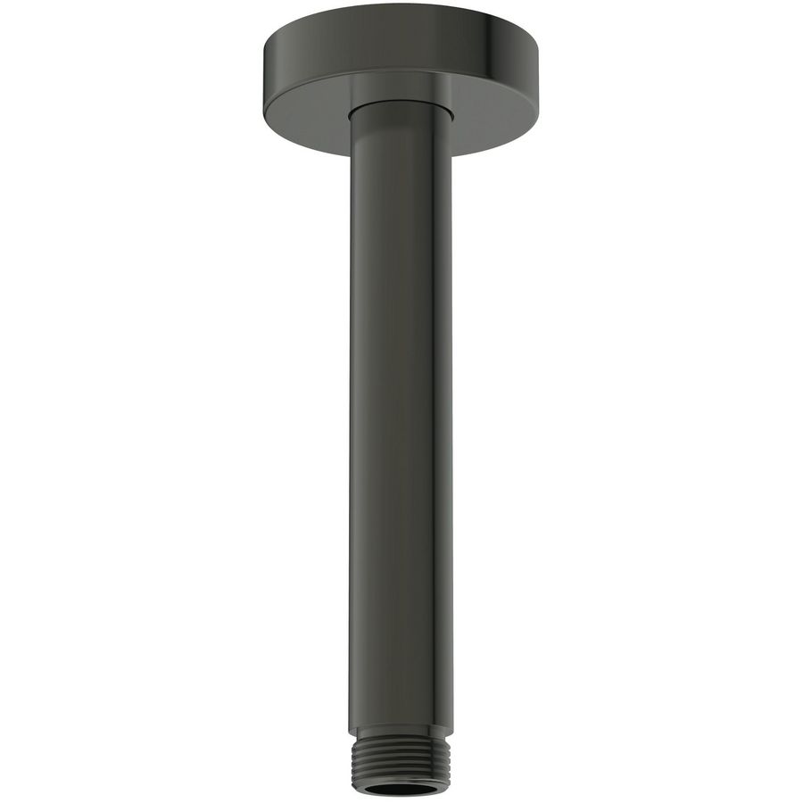 Plafondbevestiging 15cm hoofddouche magnetic grey Idealrain