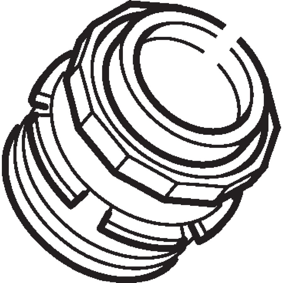 Bevestigingsmoer M55x1 SW45