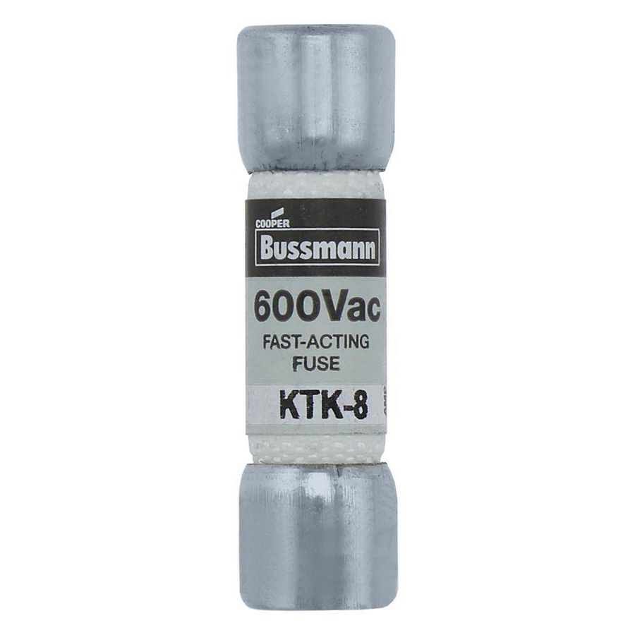 Zekering laagspanning 8A AC 600V 10x38mm UL CSA VVE=10