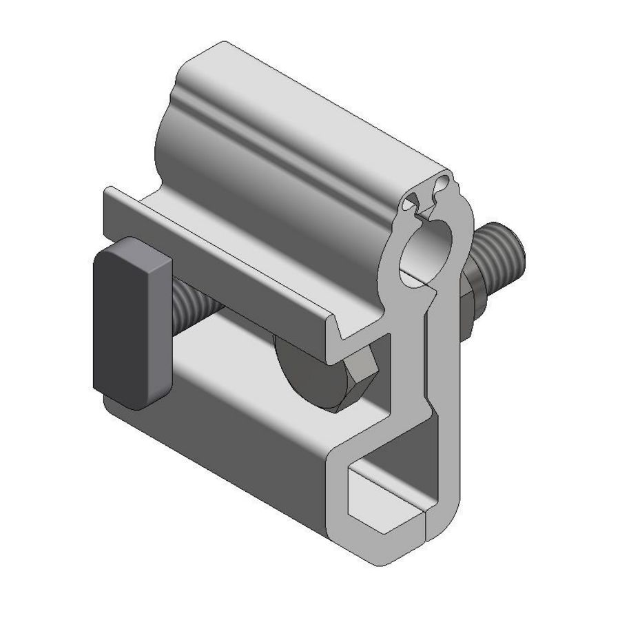 Felsnaadklem Side++ profielen verticaal alu