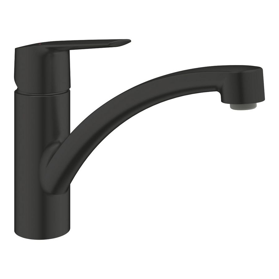 Start Keukenmengkraan Lage Uitloop Matte Black