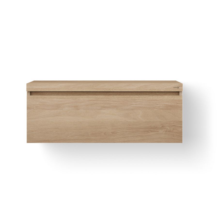 Badmeubel WOODEN BASIC DRAWER 1000mm 1x la eiken old grey