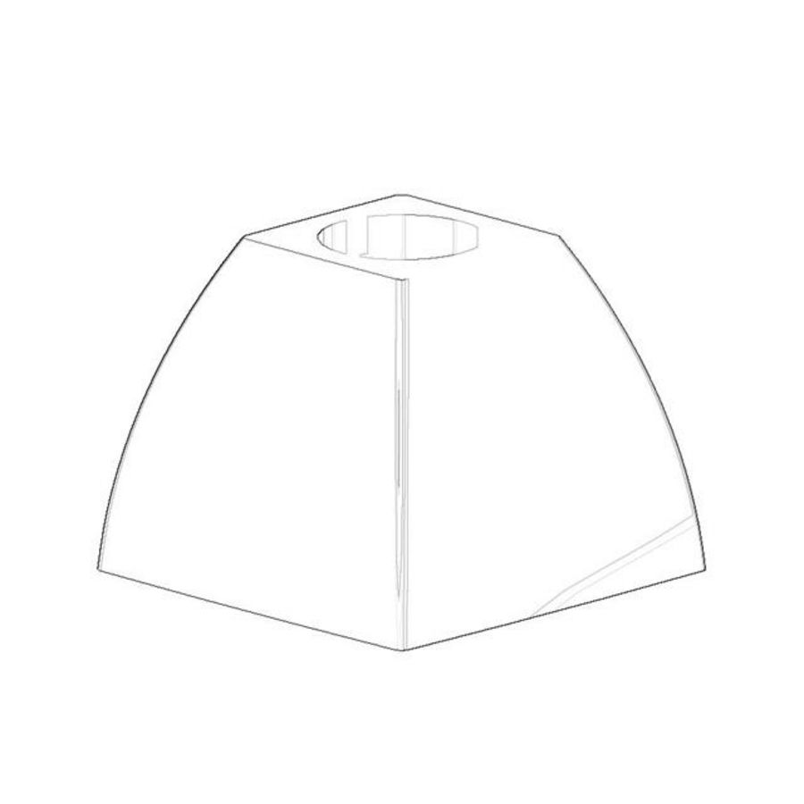 Rozet 58x45x58mm Champagne (22kt Goud)