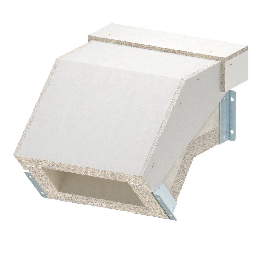Valbocht voor BSKH09-K1021 105x210 glasvezel grijs