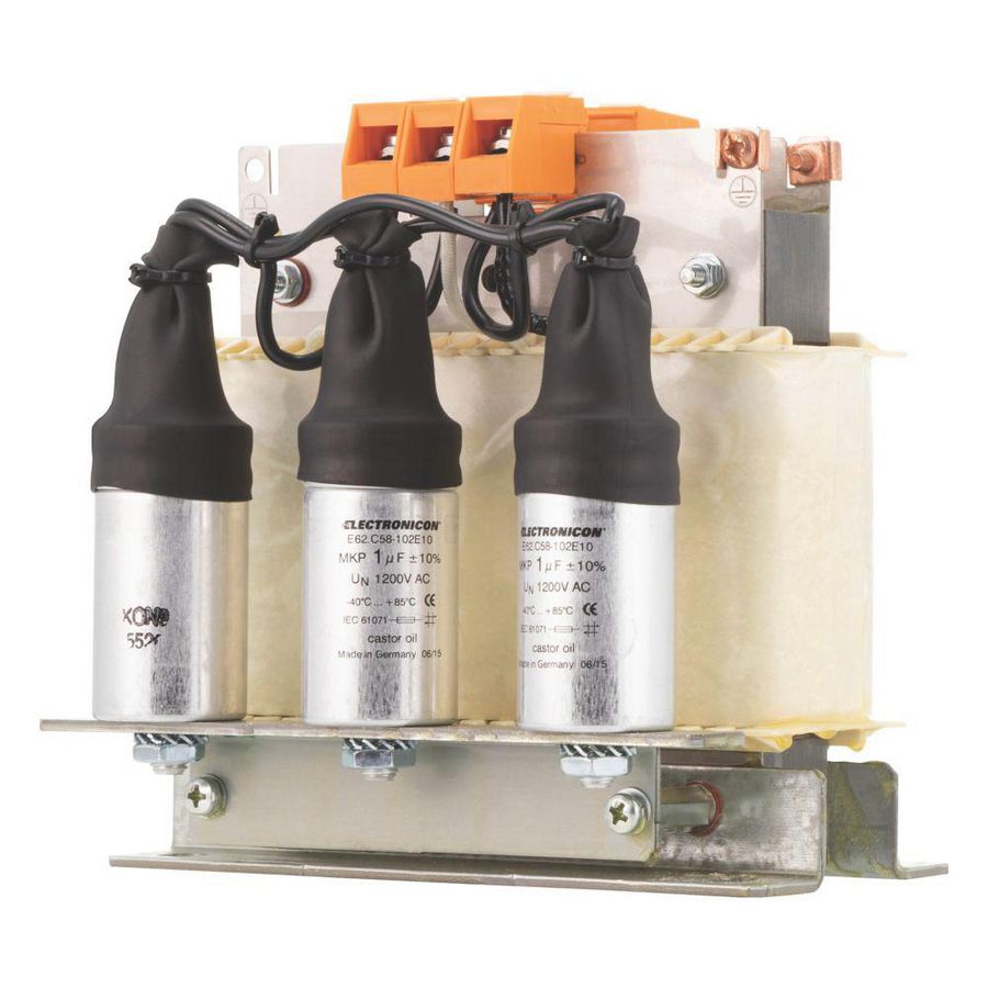 Sinusfilter 3-polig voor DC1 DA1 DG1 SVX SPX 10A 5,1mH 100W 500V