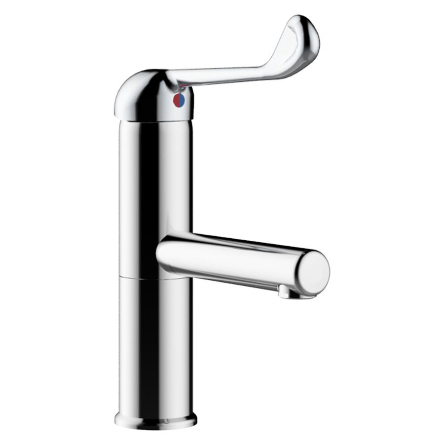 Wastafelmengkraan Sanifirst 100 Modulmix h=100mm sprong 150mm elleboogbediening drukcomp. 75127