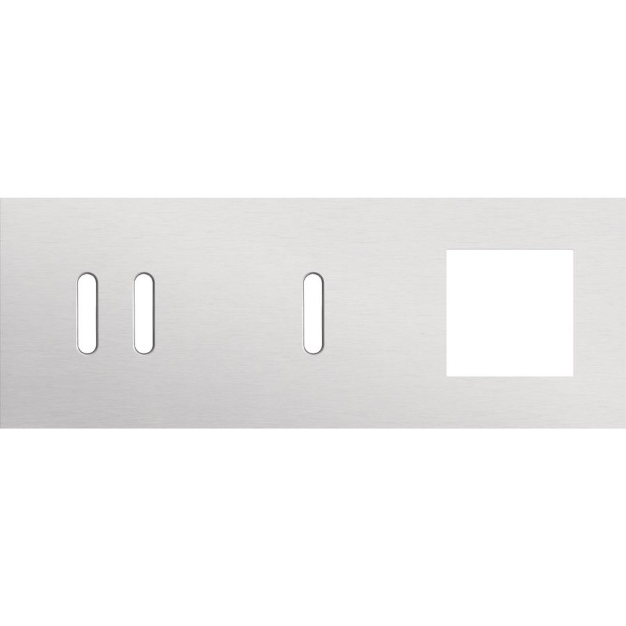 Afdekplaat 3-voud horiz. 71mm centerafst. 155-56721