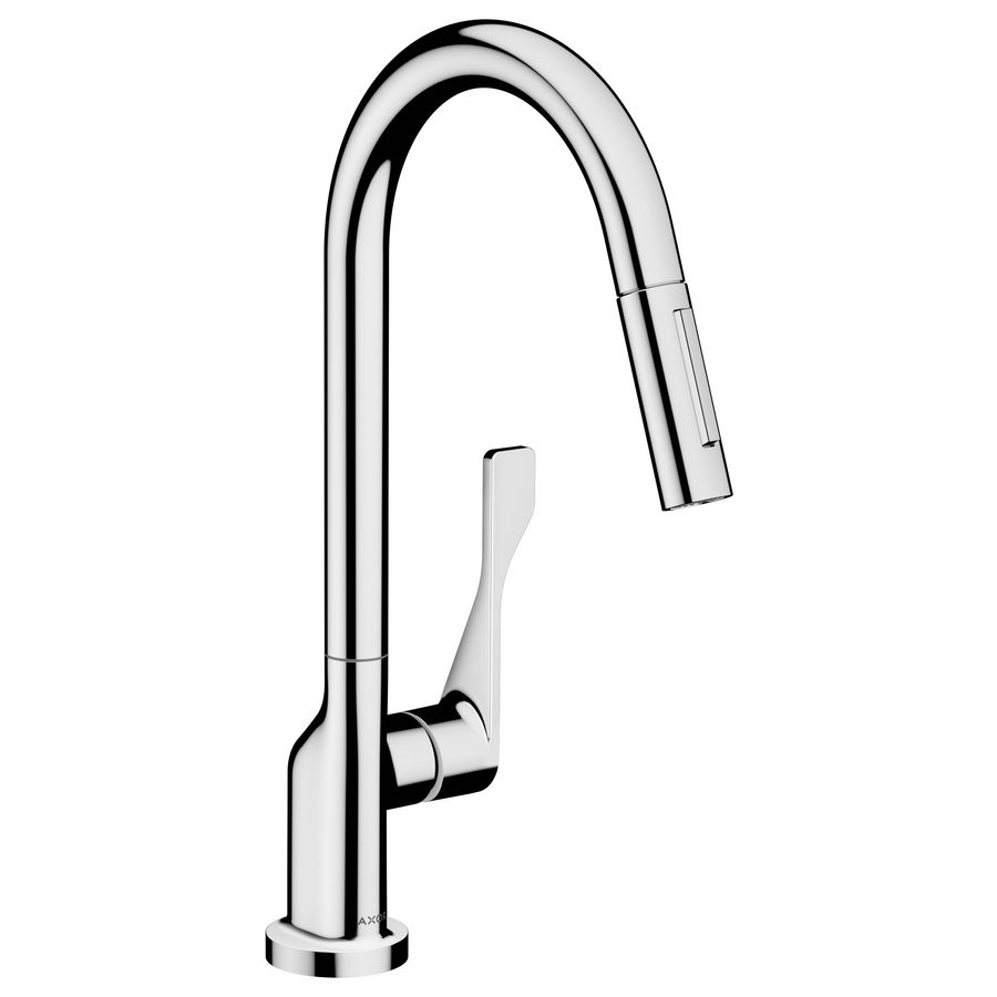 AXOR Citterio keukenmengkraan+uittrekbare vuistdouche chroom