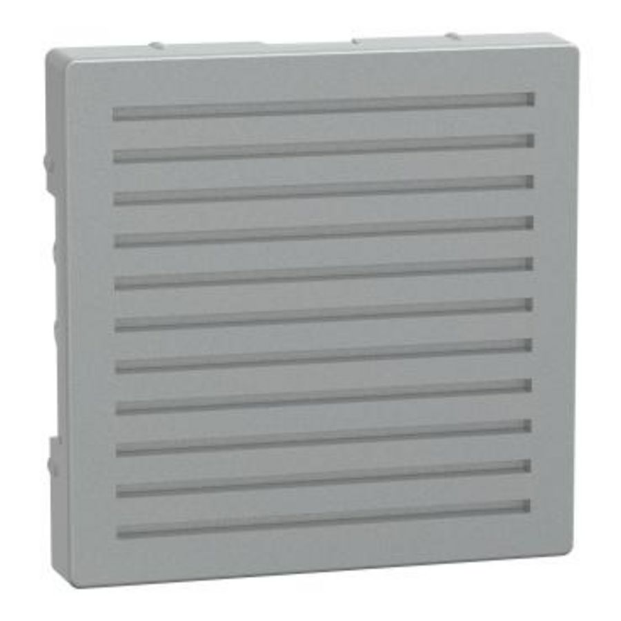 Centraalplaat t.b.v. Acoustisch signaal-Aluminium-Systeem M