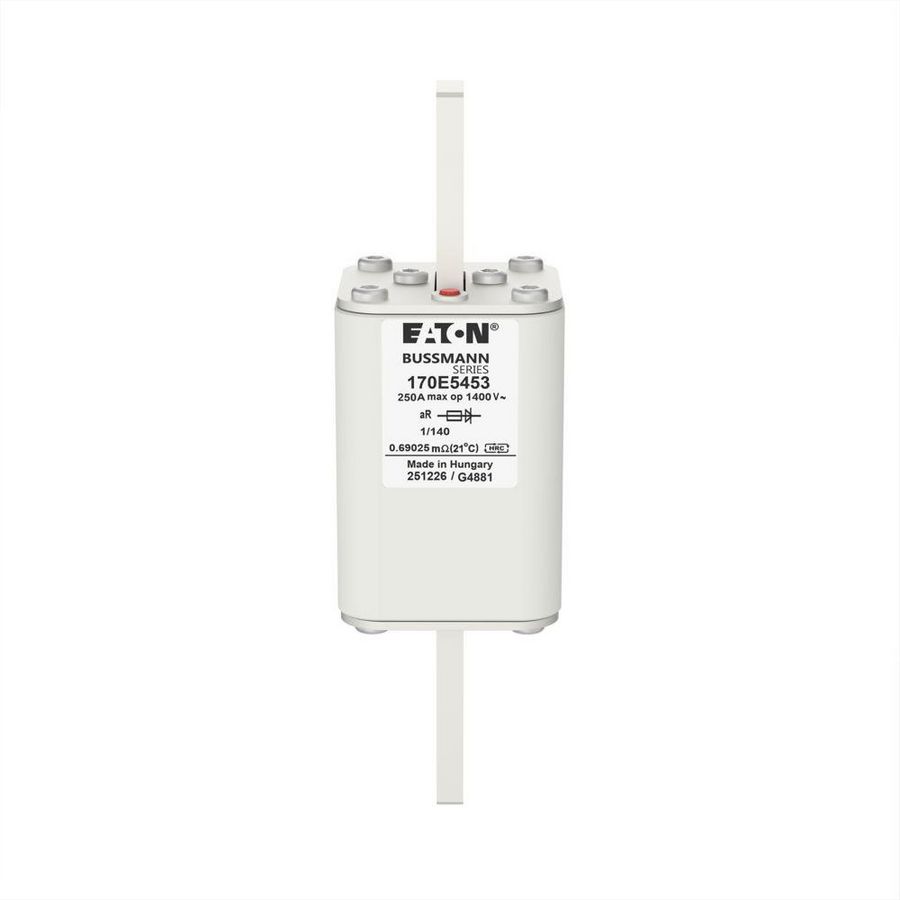 Zekering hoge snelheid 250A AC 1400V 100kA special DIN 1 aR,