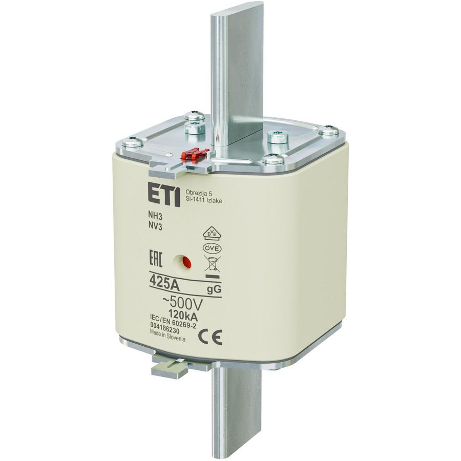 Zekering 500V 425A NH3 gG VVE=3