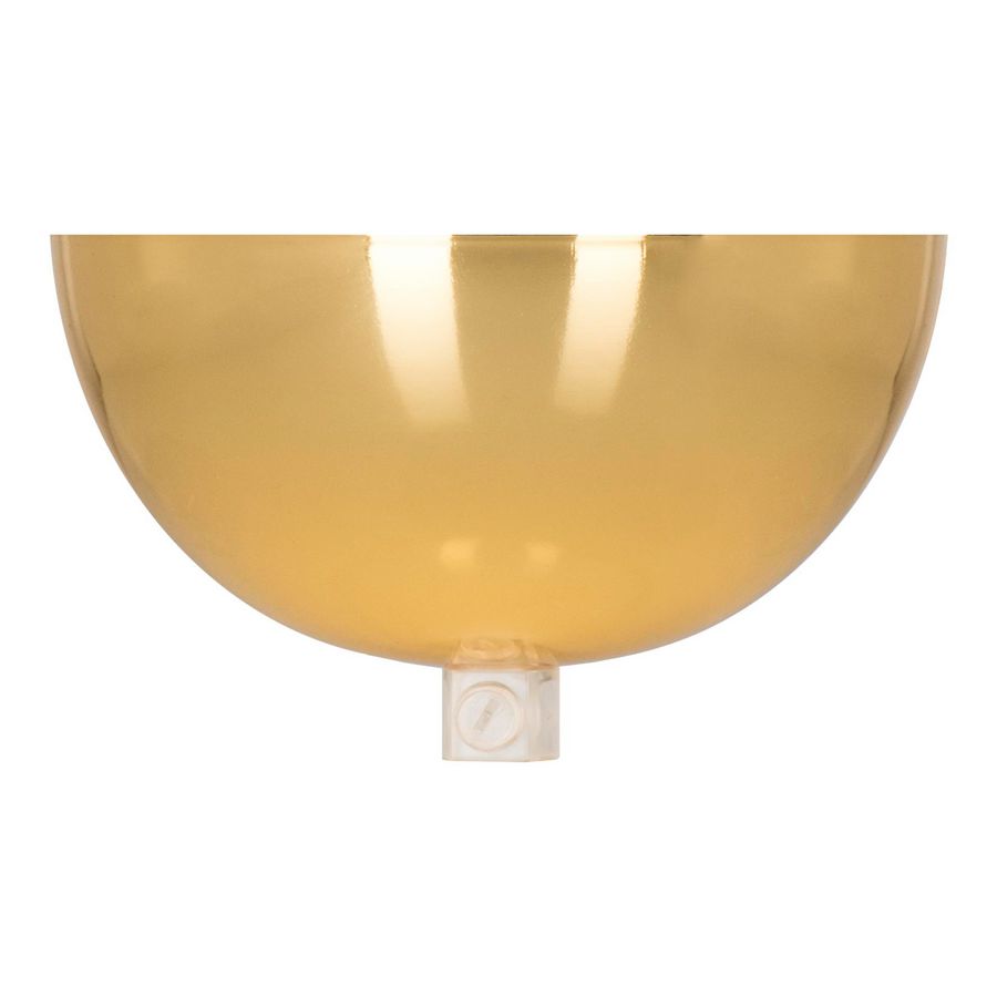 Plafondkap bowl metaal 100x50mm kunststof trekontl. Goud