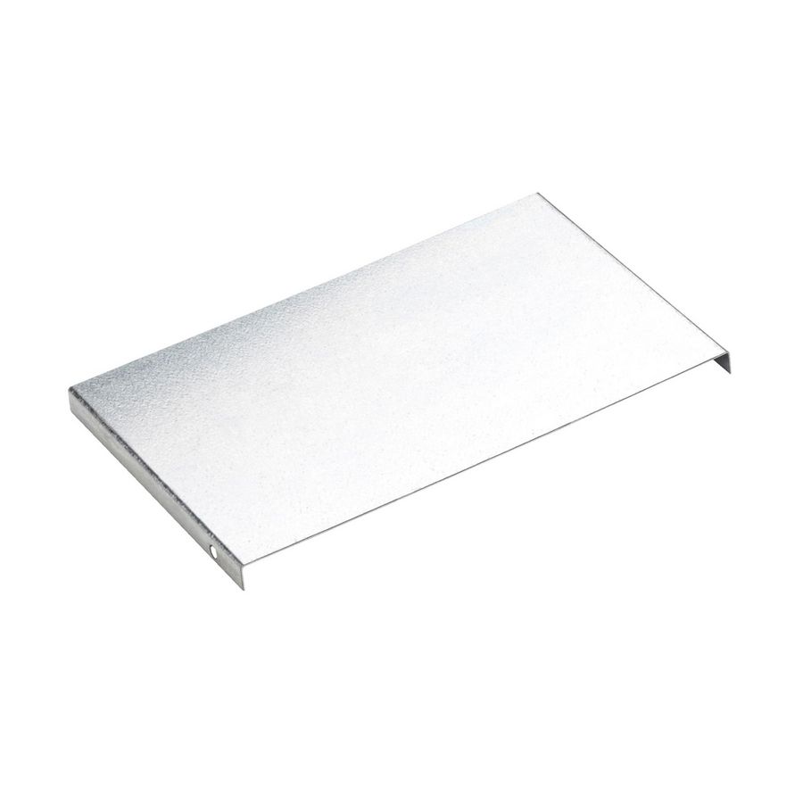 Stijgstukdeksel vlak 200mm gelakt parelwit RAL1013/70