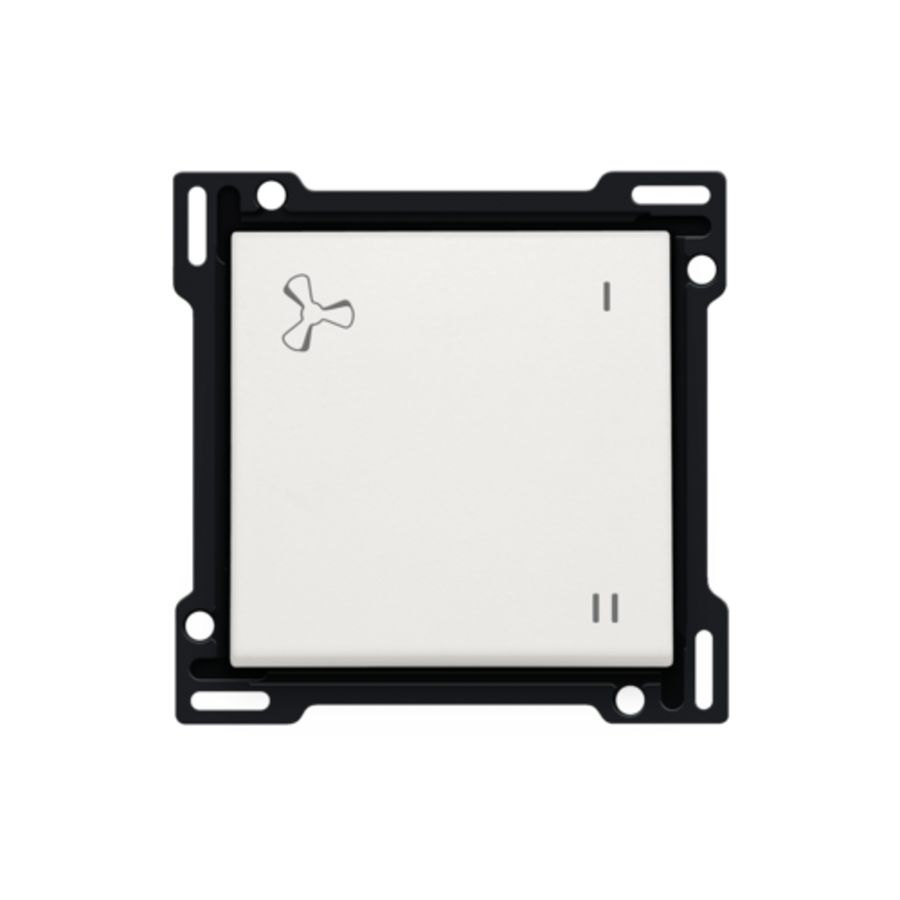 Afwerkingsset mechanisch gecontr. ventilatiebed. white