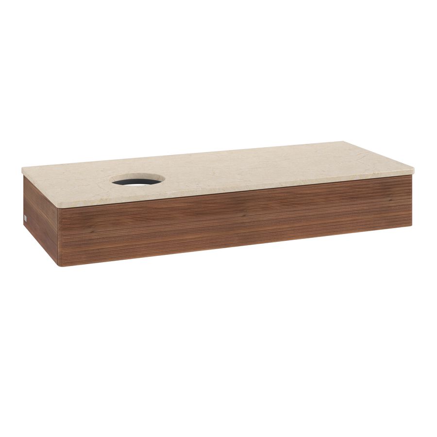 Wastafelonderkast Antao 1200x190x500mm Warm Walnut K11113HM