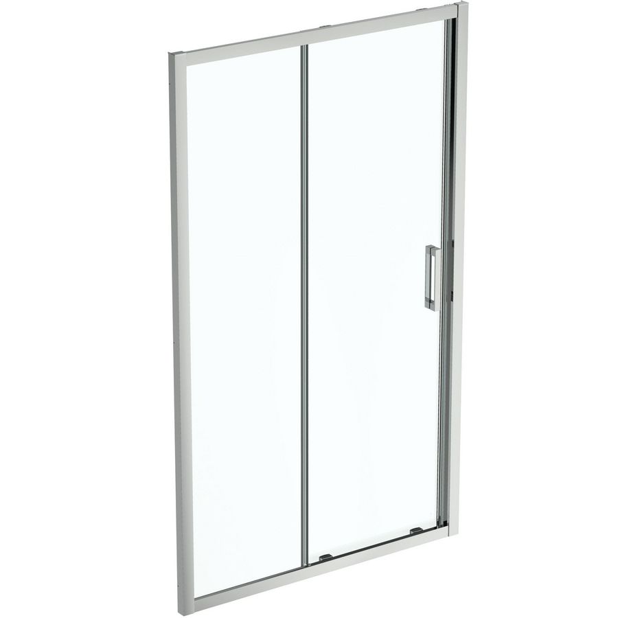 Schuifdeur Connect 2 2-delig 1200x1955mm omkeerbaar zilver