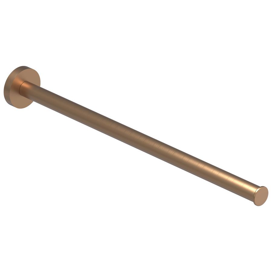 Handdoekrek vast 1-lids 38cm geborsteld mat koper