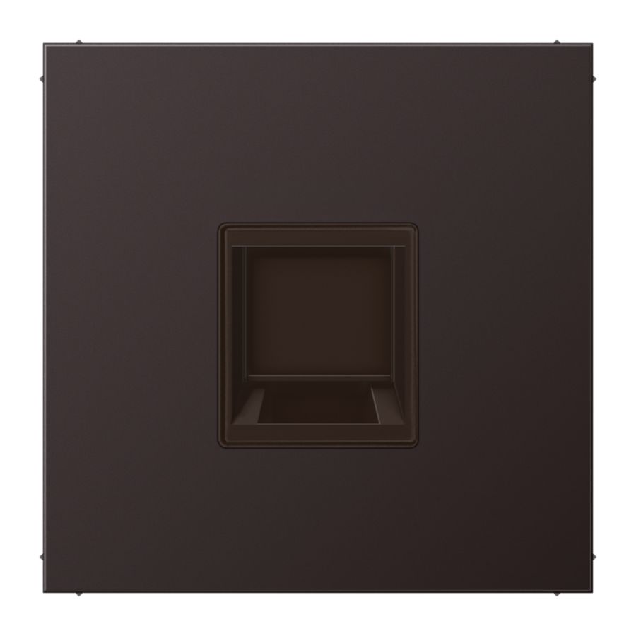 Afdekking dark voor mod.jack 1-voudig LS