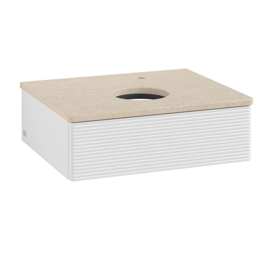 Wastafelonderkast Antao 600x190x500mm G.White.L K07153GF