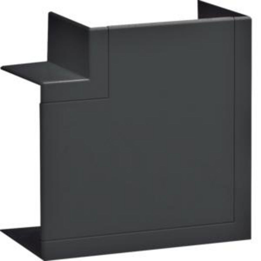 Vlakke hoek BR65 65x100mm halogeenvrij zwart