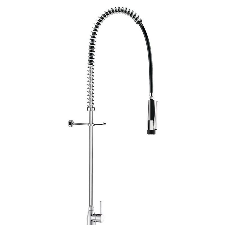 Voorspoelkolom zwart +mengkrn +sproeier 433009 z. tapkrn