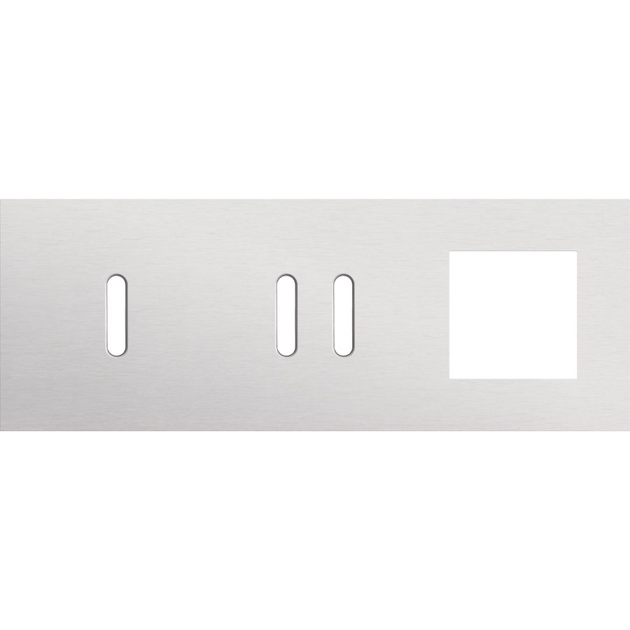 Afdekplaat 3-voud horiz. 71mm centerafst. 155-56723