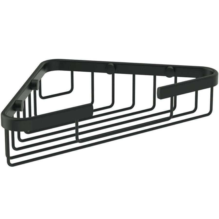 IOM hoekzeepbak silk black (mat zwart) A9105XG