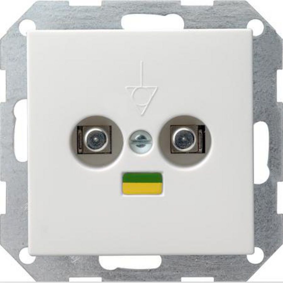 Potentiaalvereff.doos 2-voudig System 55 zuiver wit