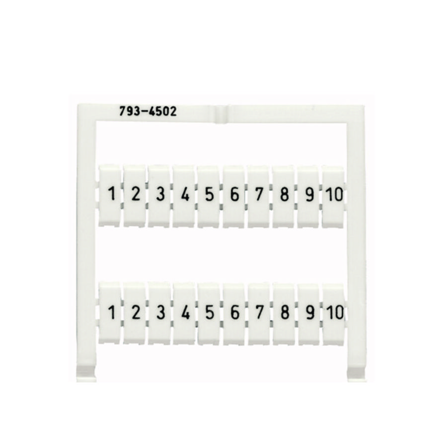 WMB-markeringskaart als kaart bedrukt wit 793-4502 VVE=5