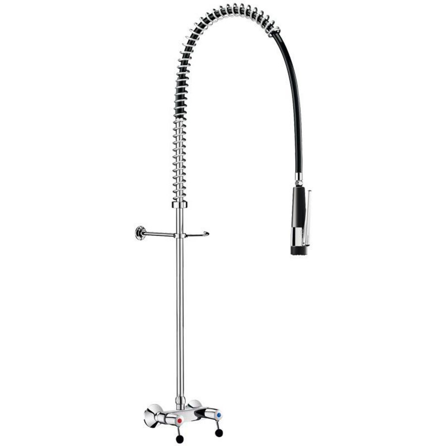 Voorspoelkolom zwart +muurmengkrn +sproeier 433009 +z. krn