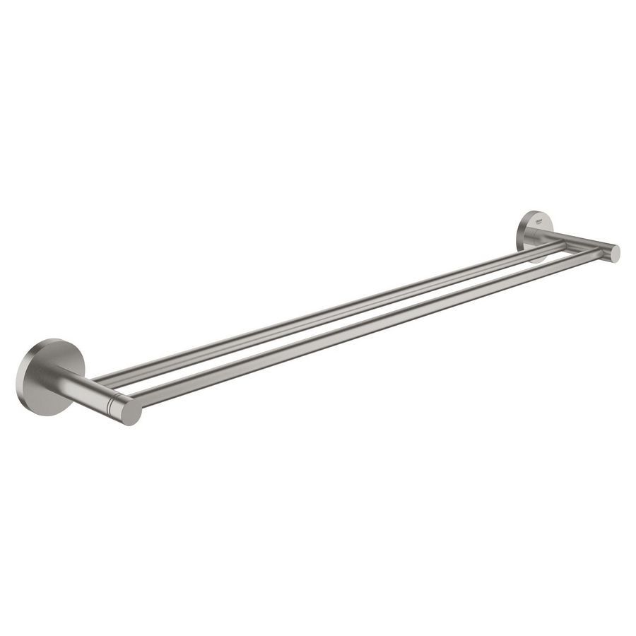 Start Dubbele Handdoekhouder 600mm Supersteel