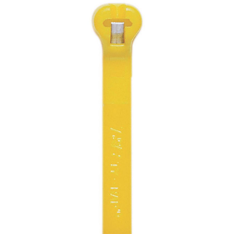 Kabelbinder TY-RAP RVS Lip 203x2,54mm UV Geel VVE=1000