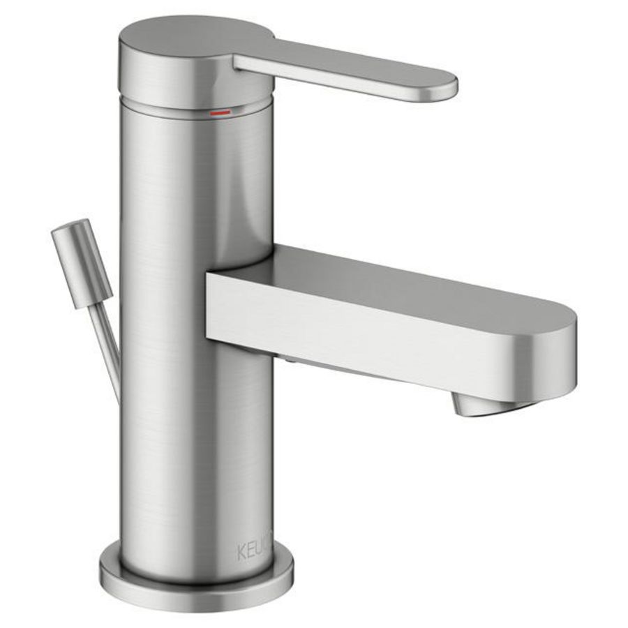 1-hendel wastafelmengkraan 60 m/trekst/afvoergarn/IXMO Flat/rozet rond