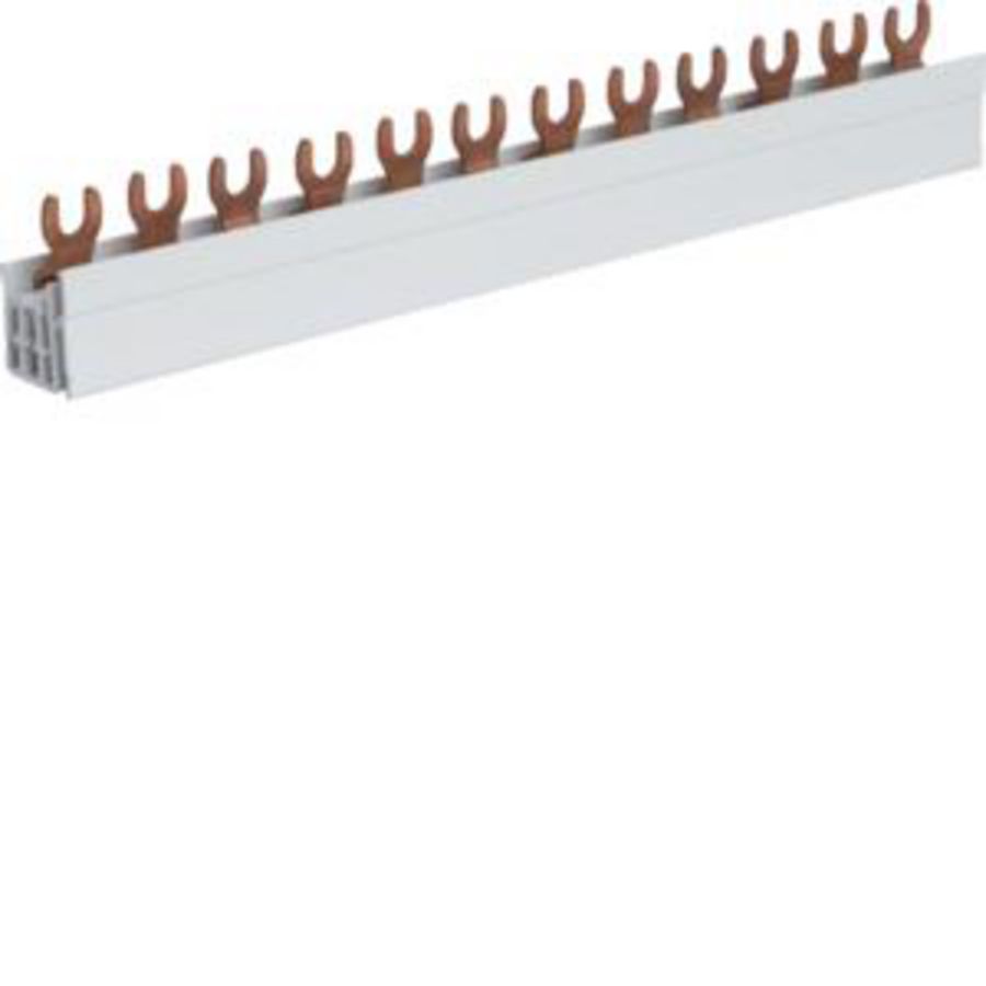 Aansluitrail vork 3P 10mm² 12 modulen