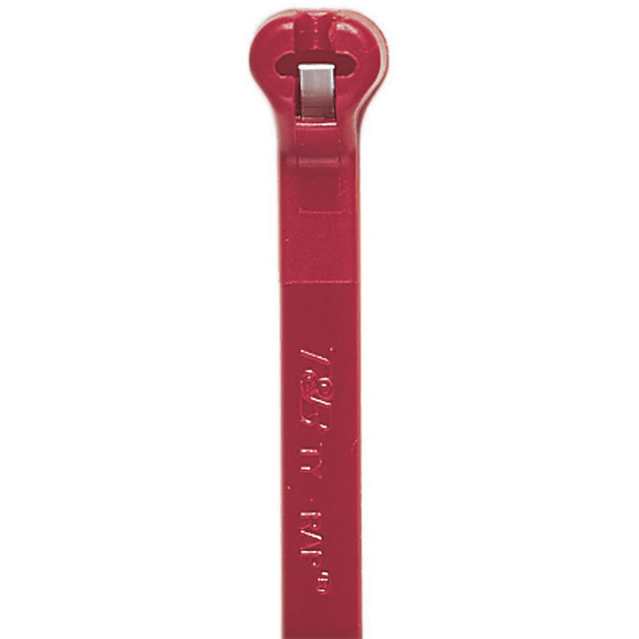 Kabelbinder TY-RAP RVS Lip 340x7mm UV Rood VVE=500