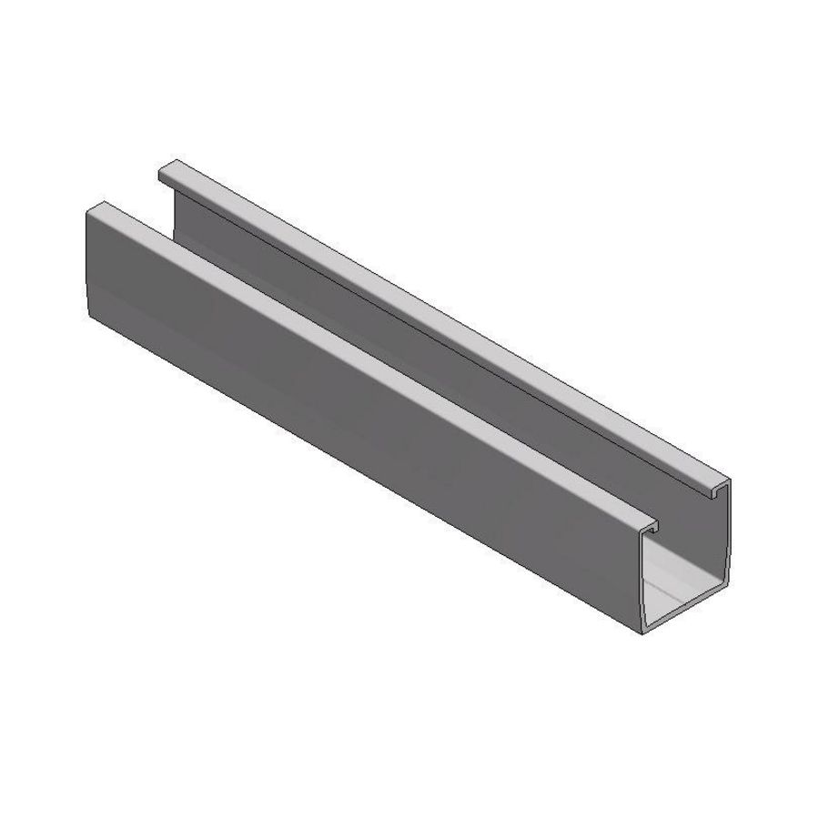 Trapezium profiel L=7000mm Aluminium 701807000